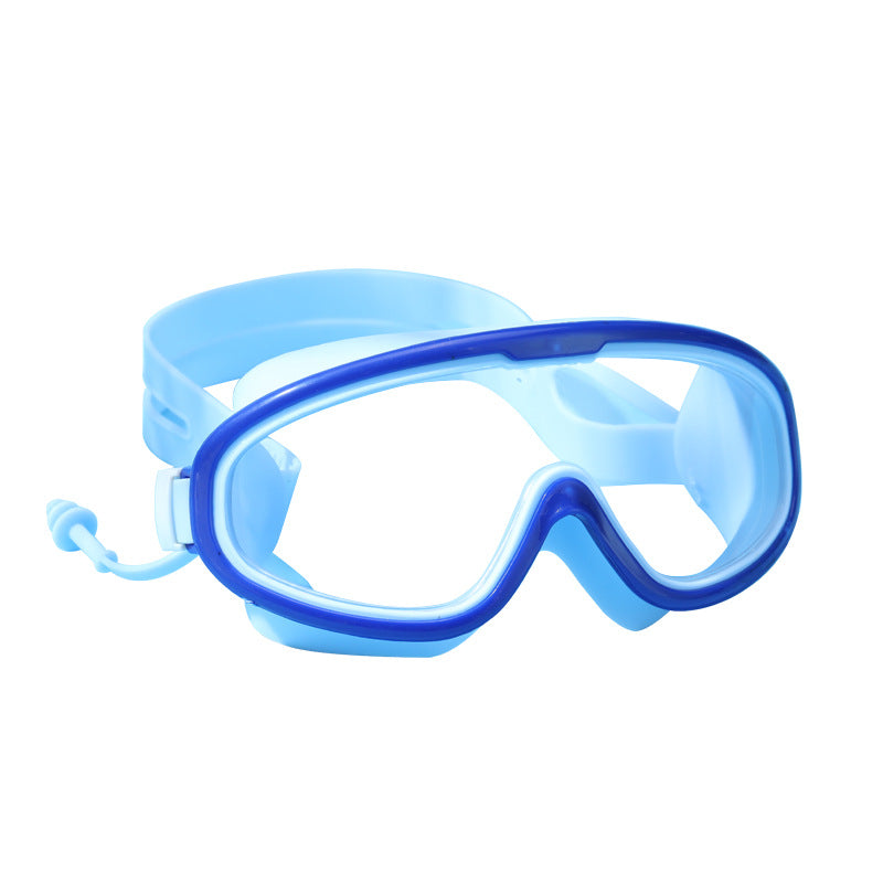 Kids Large-Frame Goggles - HD Anti-Fog With Built-In Earplugs