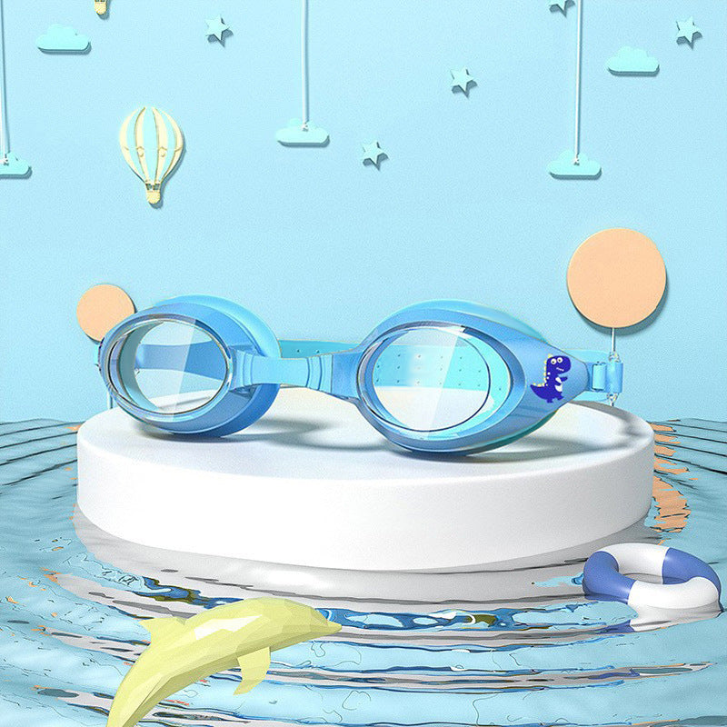 Cartoon Kids Swim Goggles - Anti-Fog Waterproof Pro Gear
