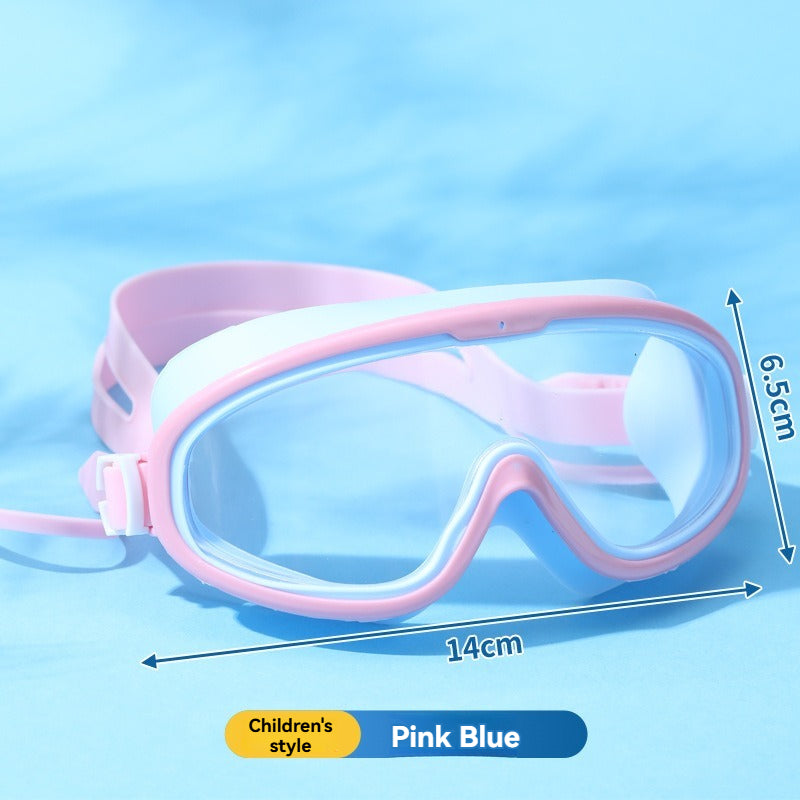 Kids Large-Frame Goggles - HD Anti-Fog With Built-In Earplugs